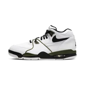 Nike Air Flight 89 “White / Medium Olive / Black” (CJ5390-101)