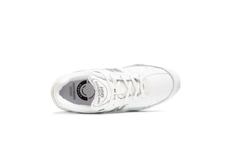 New Balance 991 MiUK White Grey (W991TW)