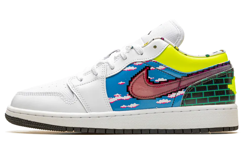Nike Jordan Kids White Air Jordan 1 Big Kids Sneakers (DM8969-114)