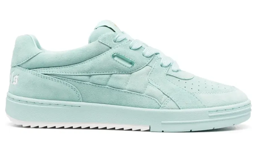 Palm Angels met logoprint “Blue” (PMIA078S23LEA0024301)