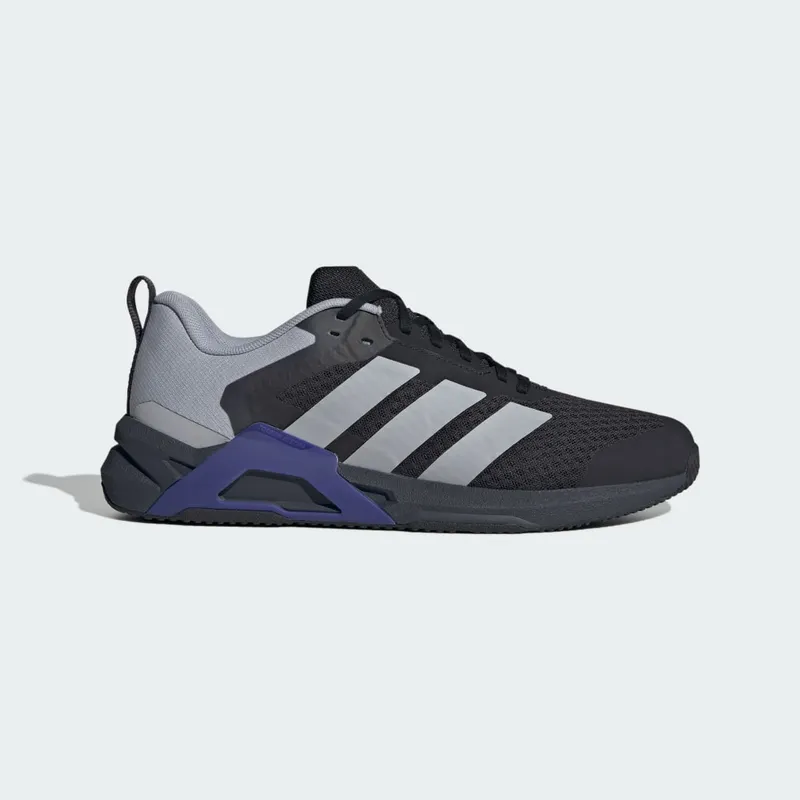Adidas Dropset Control Training Shoes Core Black / Halo Silver / Pure Purple (KJ9162)