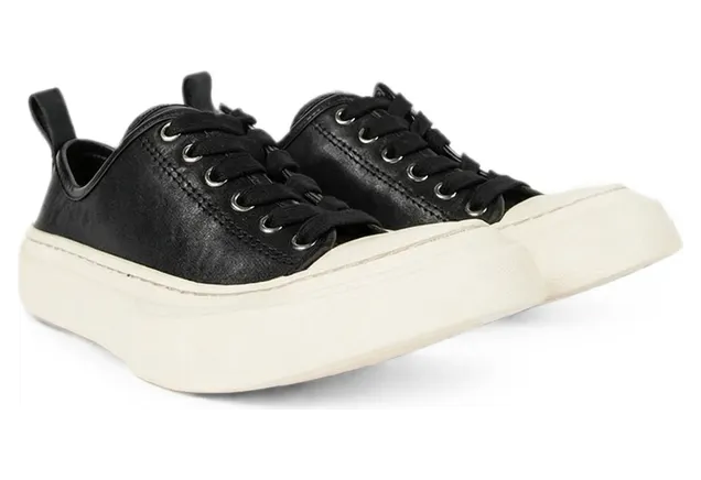 Ann Demeulemeester Grained Calf Leather “Black/Neutrals” (B0014408 LT208 D0092) (3)