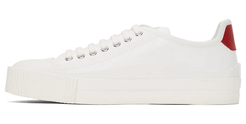 Moncler White Glissiere Sneakers (4M738 – 40 – 07504) (3)