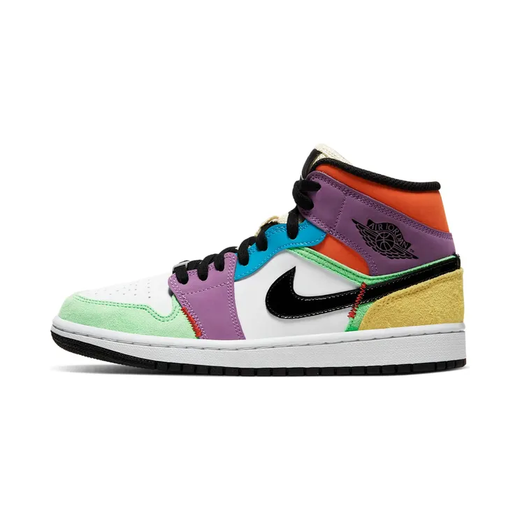 Air Jordan 1 Mid SE “White / Lightbulb / Team Orange / Black” (CW1140-100)