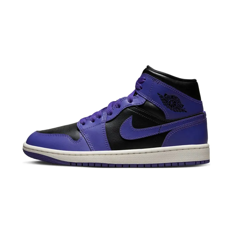 Jordan 1 MID “Black/Purple” (BQ6472-051)
