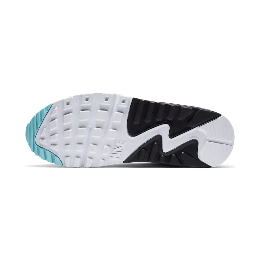 Nike Air Max 90 Aqua Red White Black (W) Summit White/Bleached Aqua-Black-Chile Red (DA4290-100)