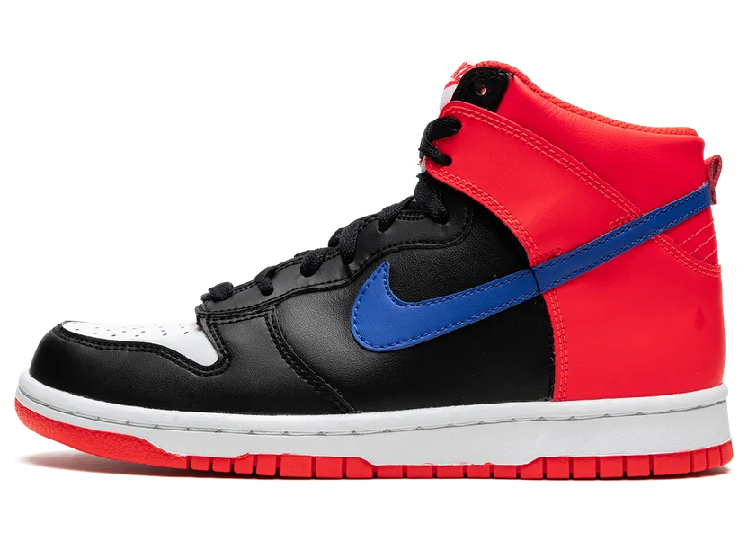 Nike Dunk High Knicks (GS) – “Crimson / Game Royal / White / Black” (DB2179-001)