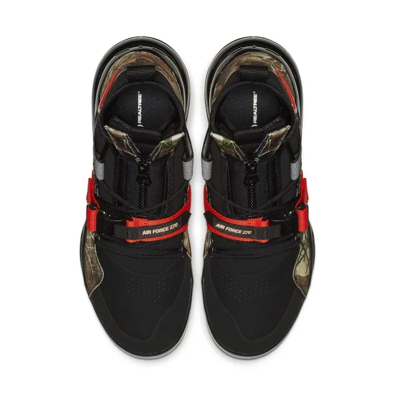 Nike Air Force 270 Utility Realtree Black/Team Orange-Black (BV6071-001)