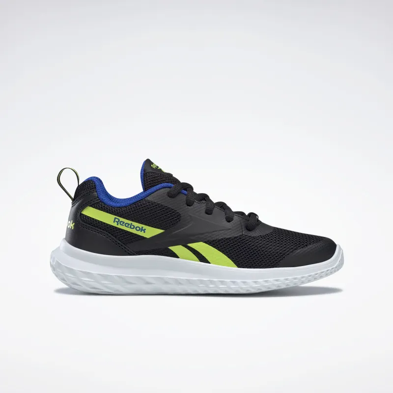 Reebok Rush Runner 3 Schoenen Black / Yellow Flare / Court Blue