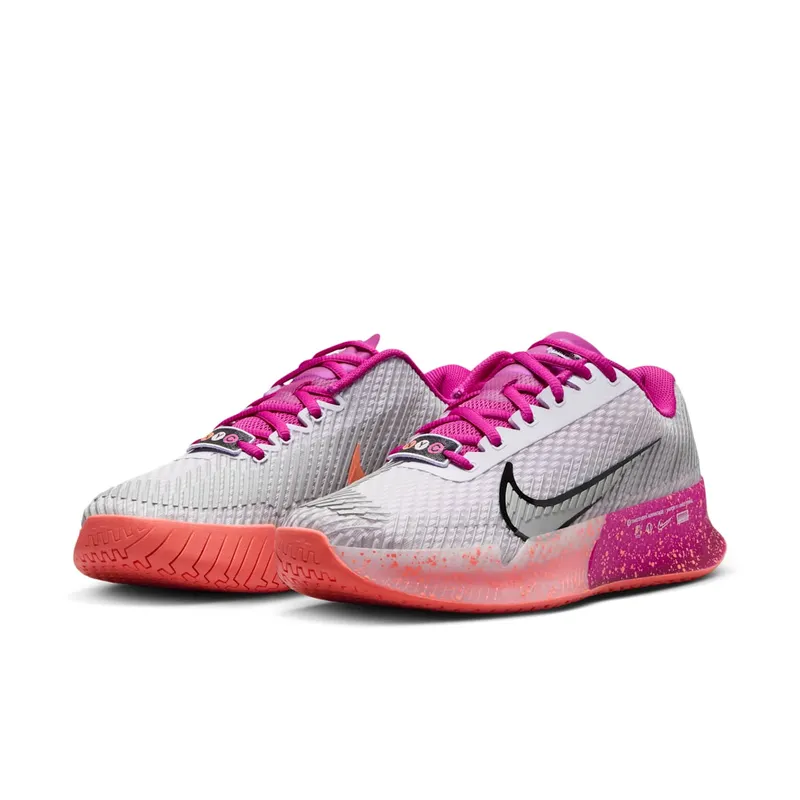 Nike Court Vapor 11 HC Premium Barely Grape Vivid Grape Light Wild Mango Metallic Silver (FQ7266-500)