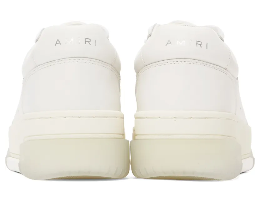 AMIRI White Stadium Low Sneakers (PS22WFS004-100) (4)