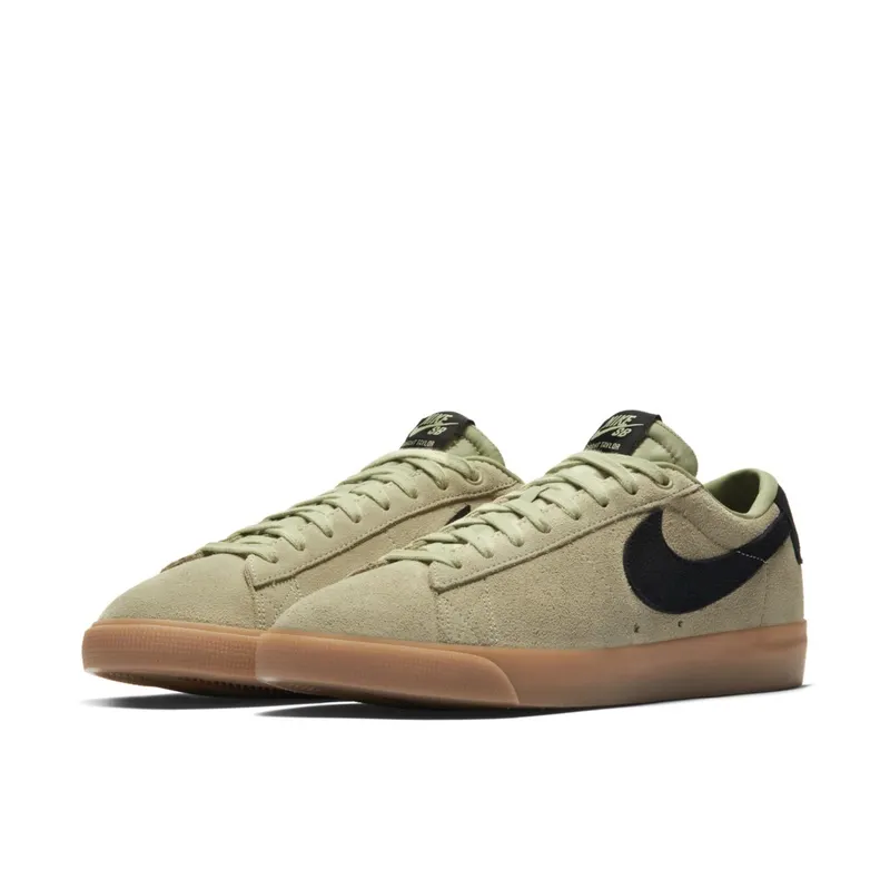 Nike SB Blazer Low GT Olive Aura Olive Aura/Gum Light Brown-Black (704939-303)