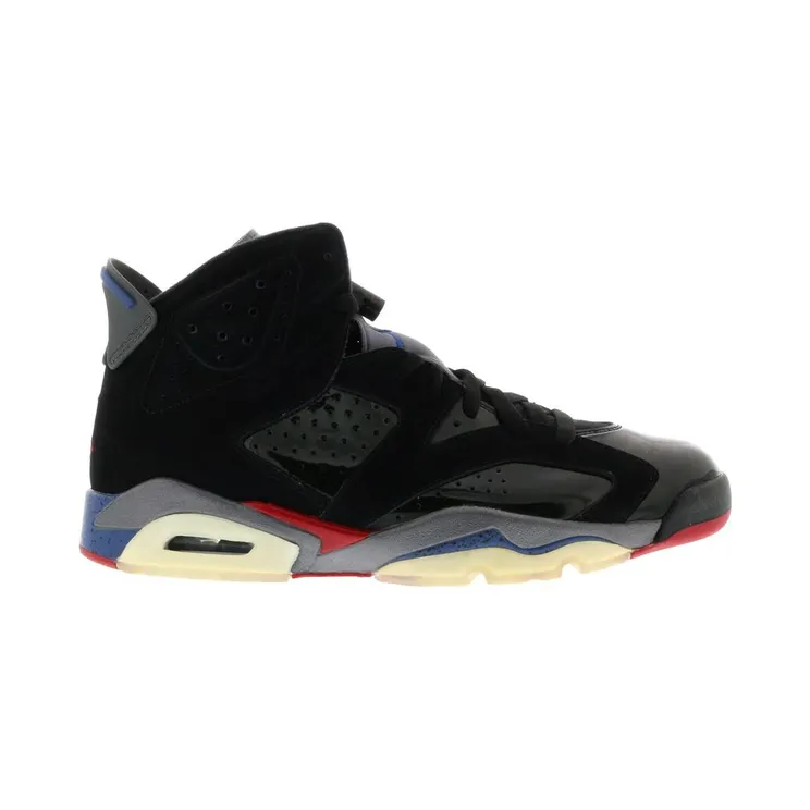 Air Jordan 6 Retro ‘Pistons’ Black/Varsity Red-True Blue-Light Graphite (384664-001)