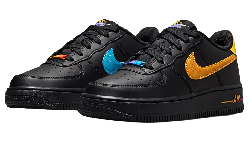 Nike Air Force 1 Low GS “Black Multi-Color” (IM7742-001)