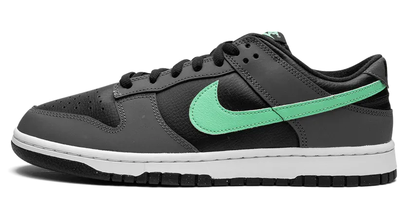 Nike Dunk Low Retro “Black / Green Glow” (FB3359-001)
