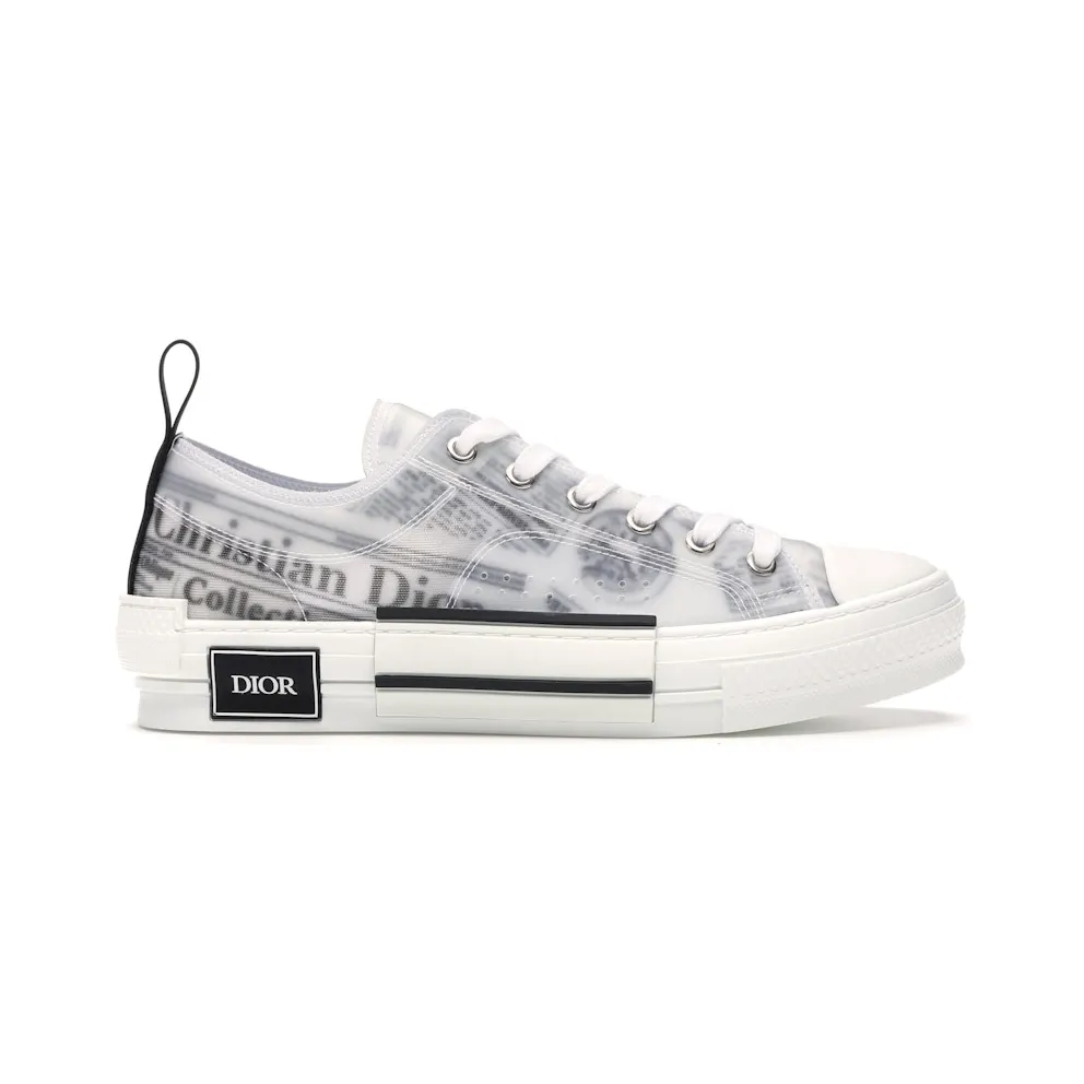 Dior B23 Low Top Daniel Asham Newspaper (3SN249YUO_H069)