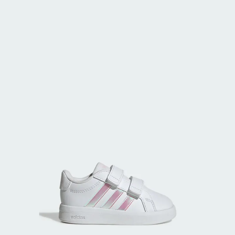 Adidas GRAND COURT 3.0 Shoes PEUTERS Cloud White / Iridescent / Cloud White (KJ0882)