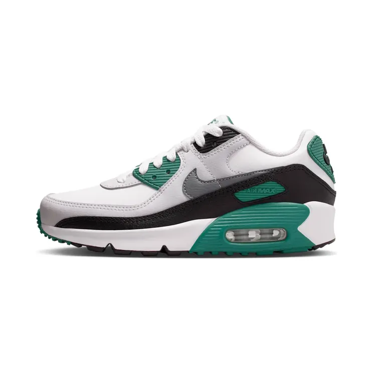 Nike Air Max 90 LTR GS “Evergreen Aura / Summit White / Vast Grey / Cool Grey” (CD6864-300)