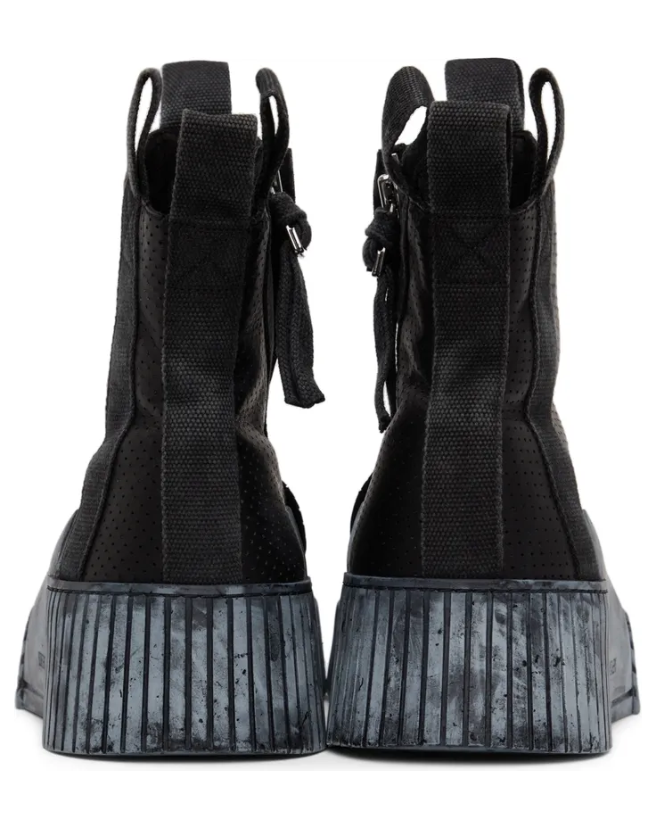 Boris Bidjan Saberi Black Bamba 3.1 High Top Sneakers (304-SS2200B3000000SM-0043) (4)