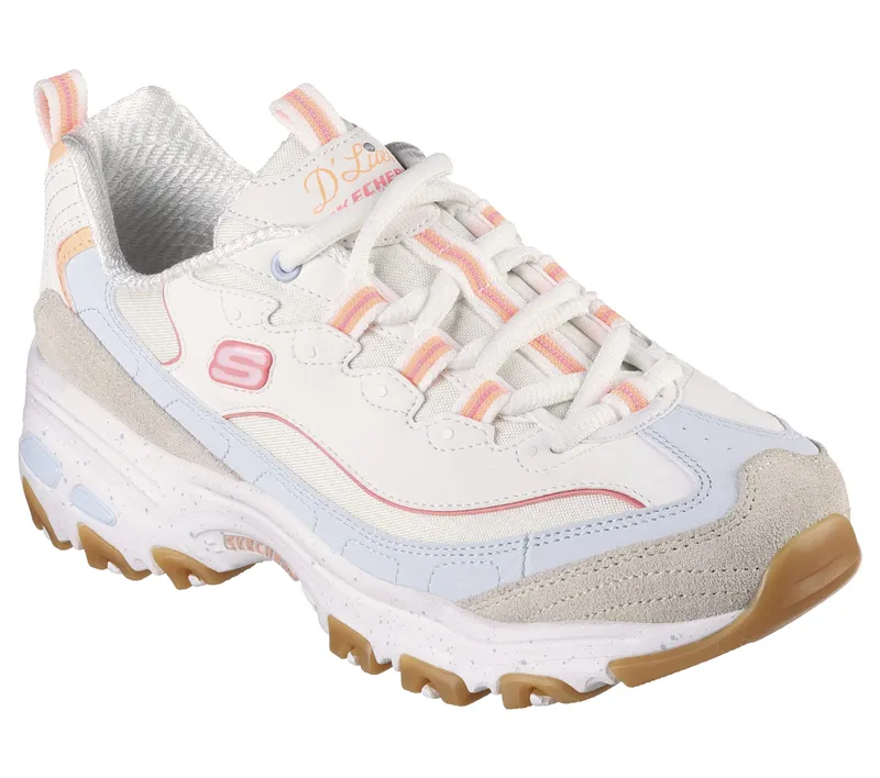 Skechers D’Lites – Bold Views – Natuurlijk / Multi – “Beige” (149589 NTMT)