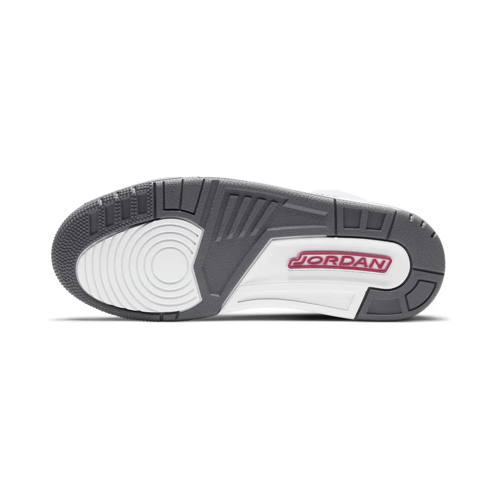Jordan 3 Retro Cool Grey (2021) Silver/Light Graphite-Orange Peel-Sport Red (CT8532-012)