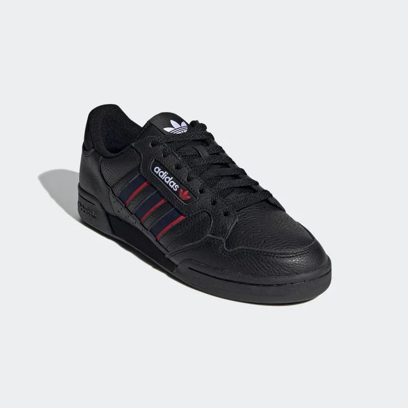 Adidas Continental 80 Stripes Core Black / Collegiate Navy / Vivid Red (FX5091)