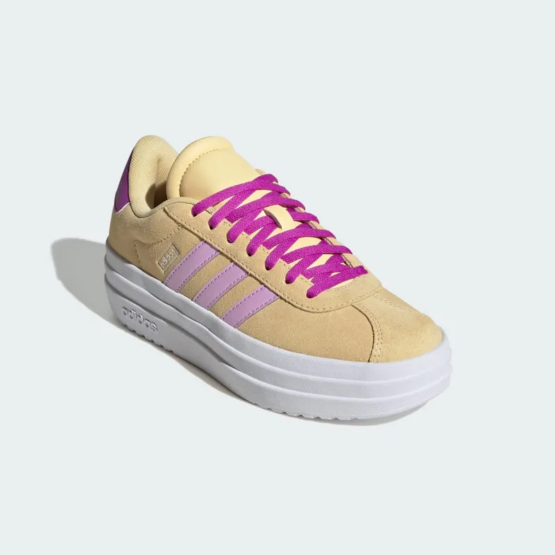 Adidas VL Court Bold Lifestyle Kids Orange Tint / Bliss Lilac / Flash Pink (JI1019)