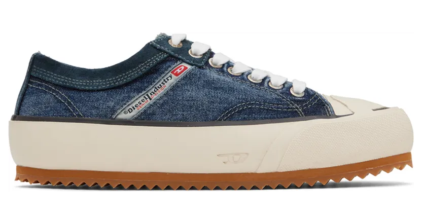 Diesel Blue S-Principia Low Sneakers (Y02967P1473)