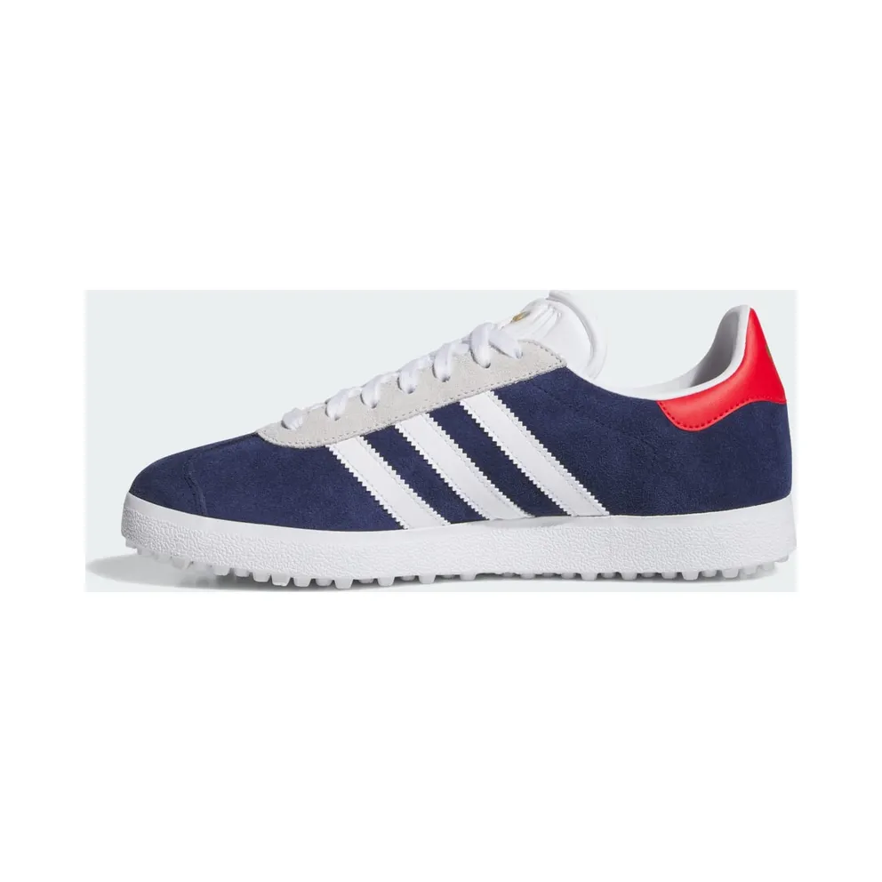 Adidas Gazelle Spikeless Dark Blue / Cloud White / Pure Ruby (KJ5427)