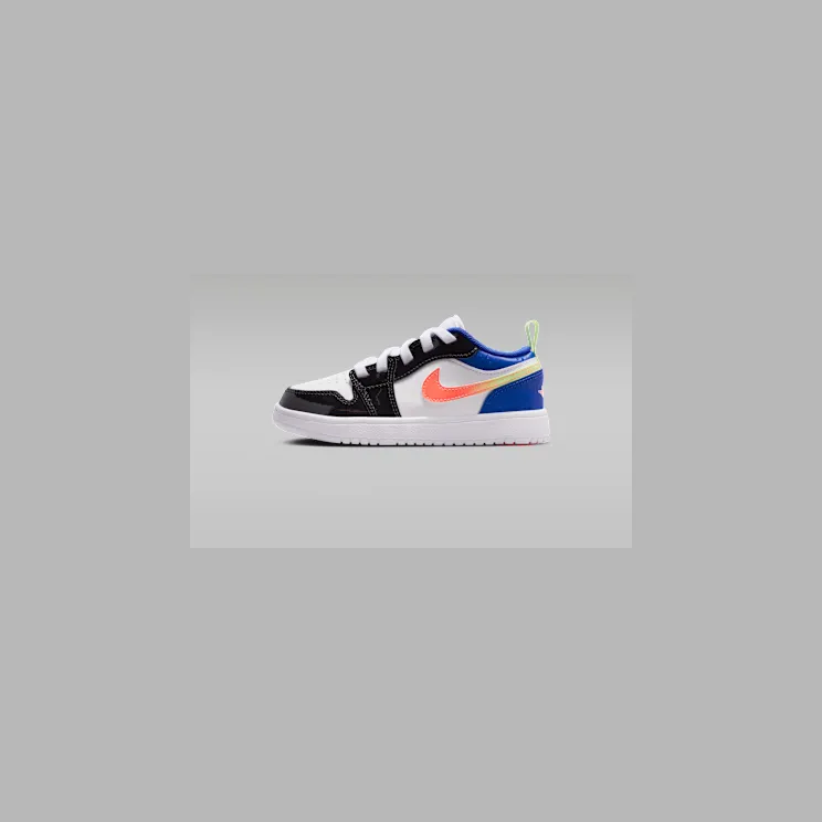 Nike Jordan 1 Low Alt SE “White / Black / Game Royal / Bright Mango” (II1250-100)