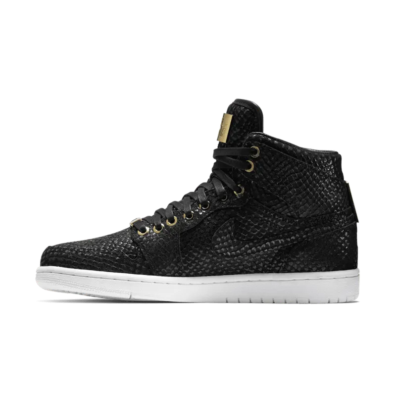 Jordan 1 Retro Pinnacle Black Black/Metallic Gold-White (705075-030)