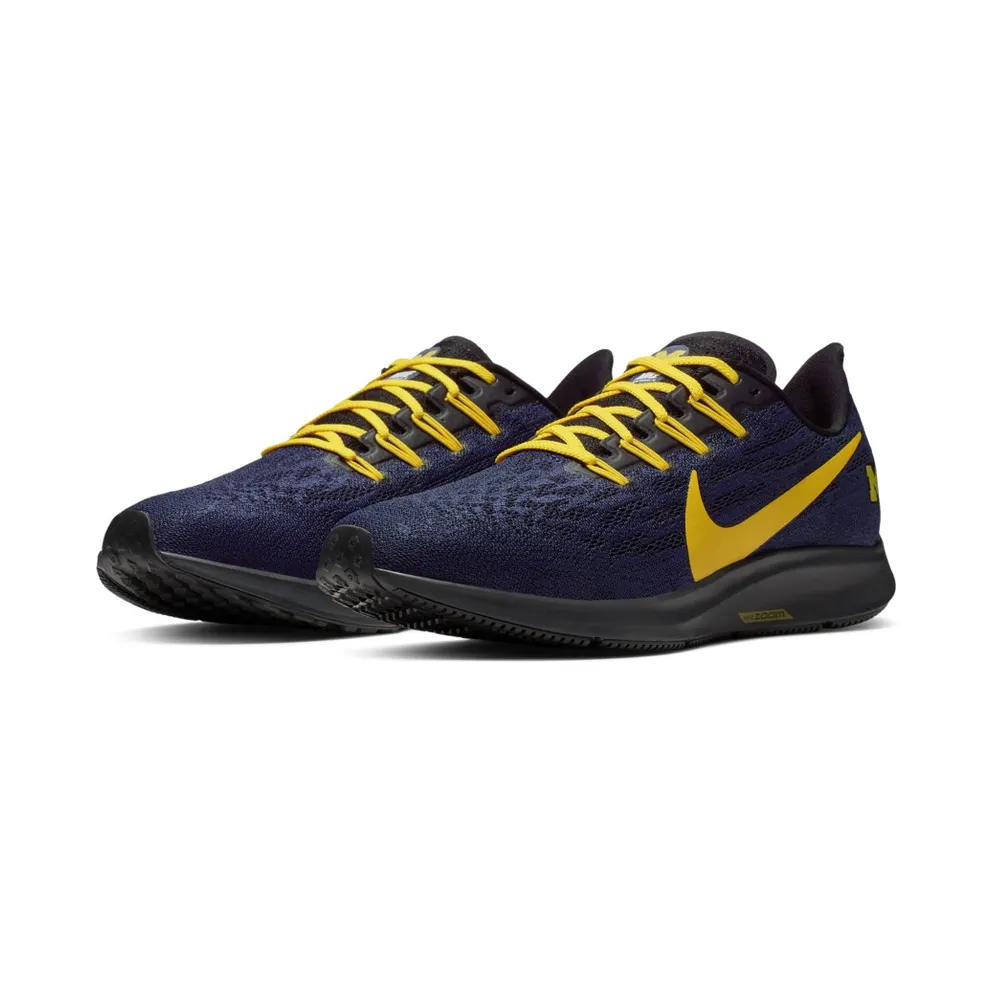 Nike Air Zoom Pegasus 36 Michigan College Navy/Black-University Gold (CI2072-400)