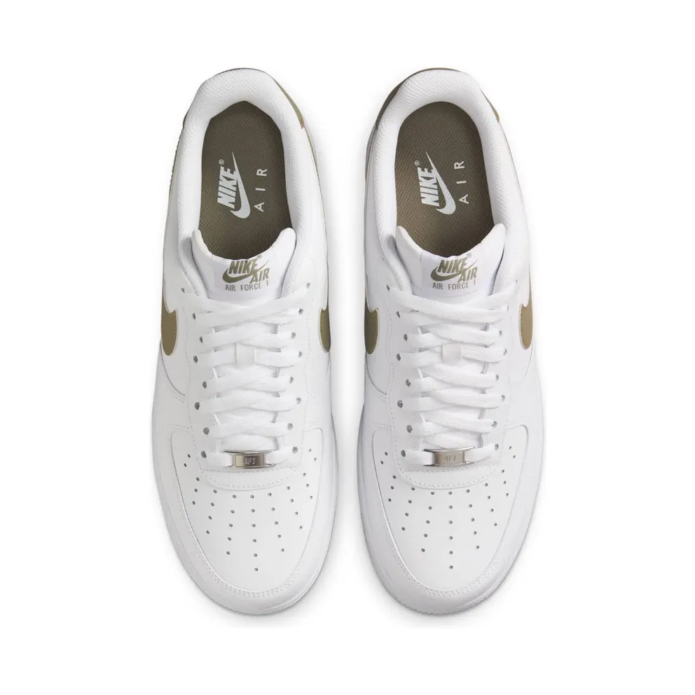Nike AIR FORCE 1 ’07 “White/Gold” (FJ4146-116)