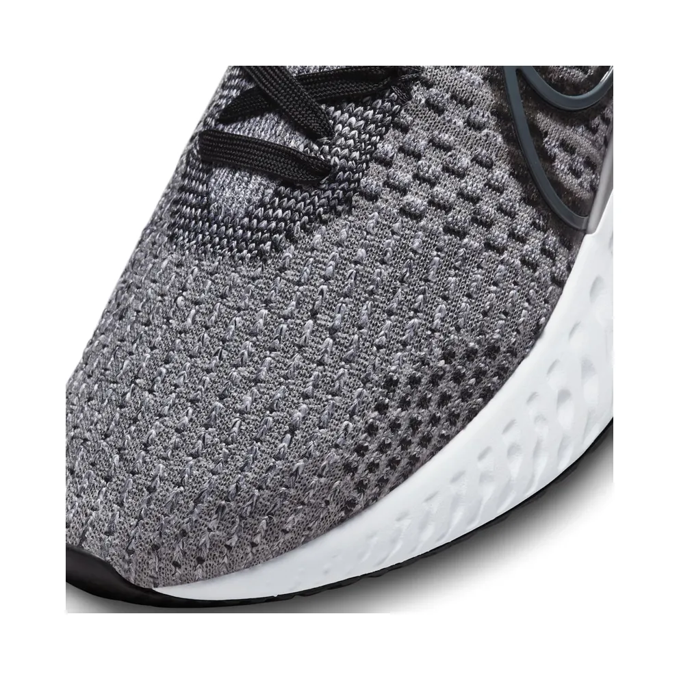 Nike React Infinity Run Flyknit 3 Black Grey Fog (DH5392-006)
