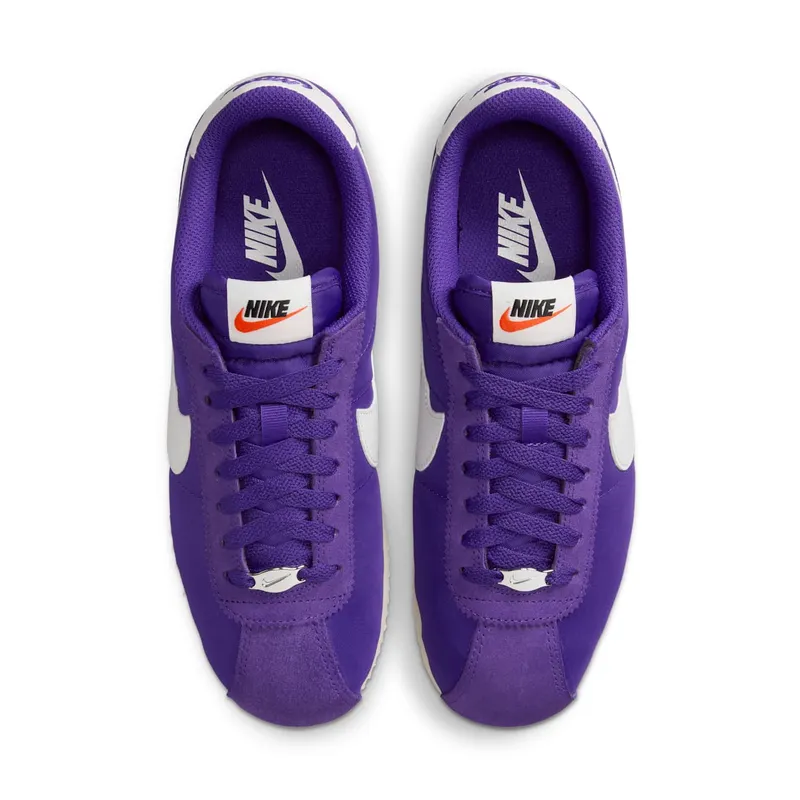 Nike Cortez Textile Field Purple Alabaster Safety Orange Summit White (DZ2795-500)