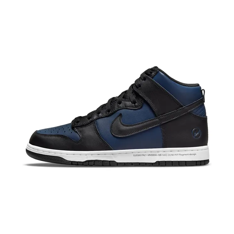 Nike Dunk High Fragment Tokyo “Midnight Navy / White / Black” (DJ0383-400)