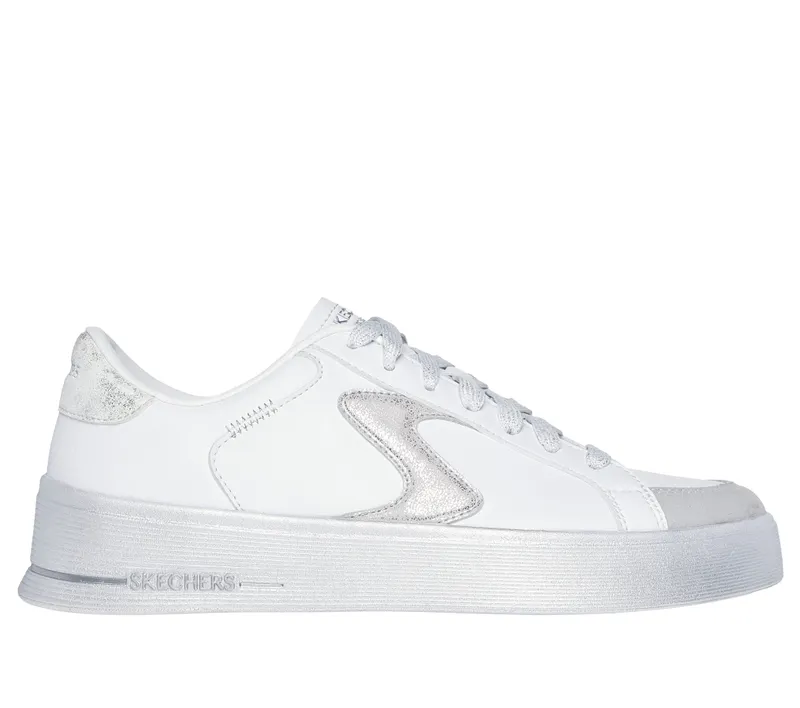 Skechers Hiland – Quite Chic – White / Silver (185170 WSL)
