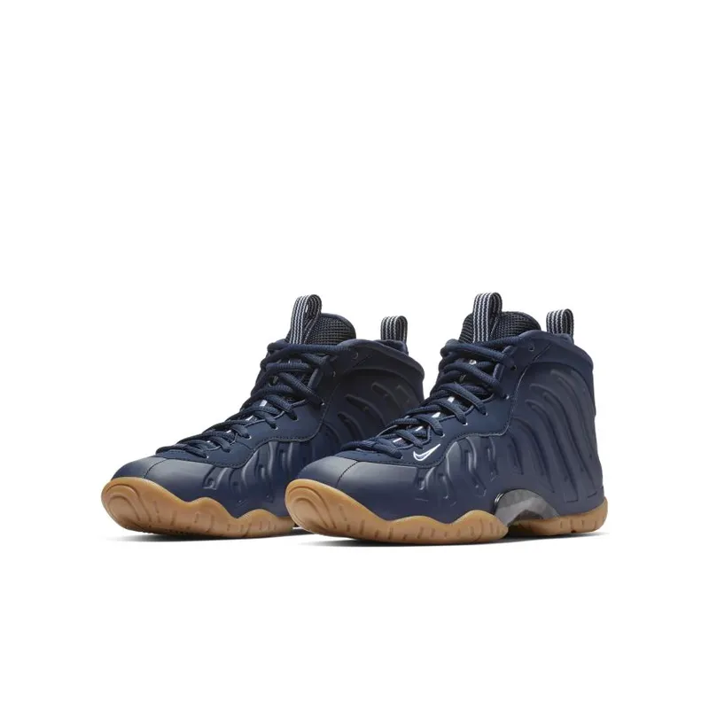 Nike Air Foamposite One Navy Gum (GS) Midnight Navy/Midnight Navy-Gum Light Brown-White (644791-405)