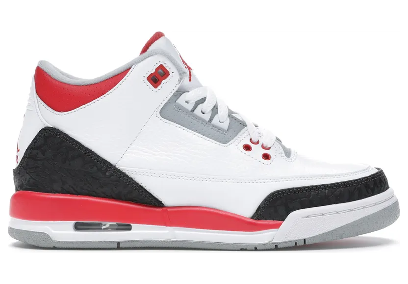 Air Jordan 3 Retro GS Fire Red (398614-120)