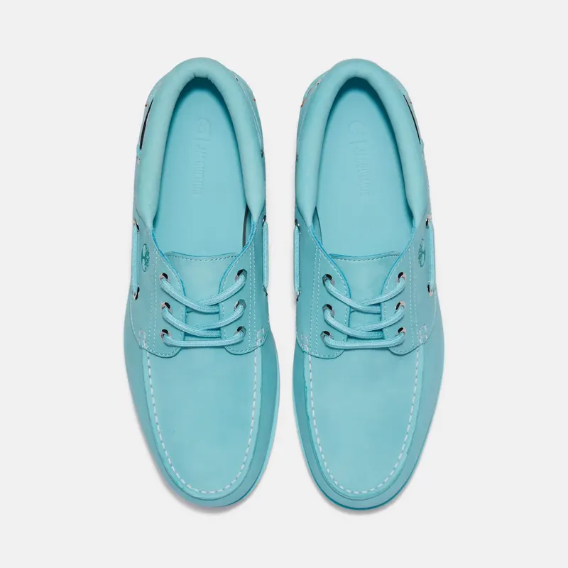 Timberland 3-Eye Classic Lug Boat Shoe Jacquemus Aqua Nubuck (TB0A6G7F-04V)