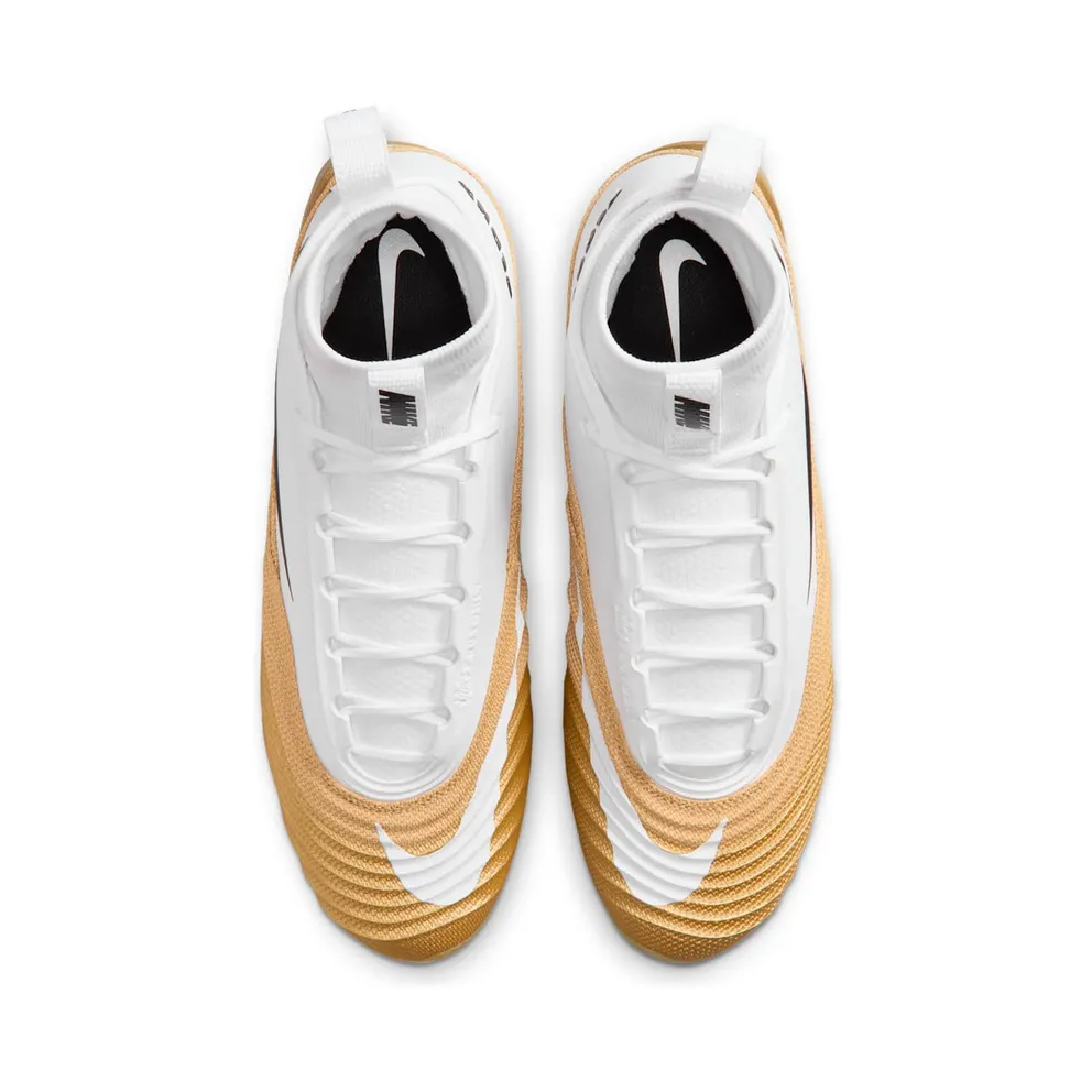 Nike Alpha Menace 5 Pro White Metallic Gold Black (HV7020-103)