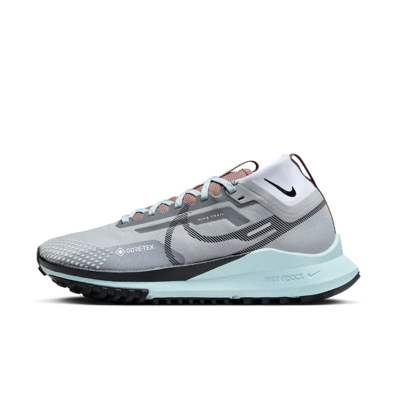 Nike React Pegasus Trail 4 Gore-Tex “Light Smoke Grey Glacier Blue Football Grey Black” (DJ7929-005)
