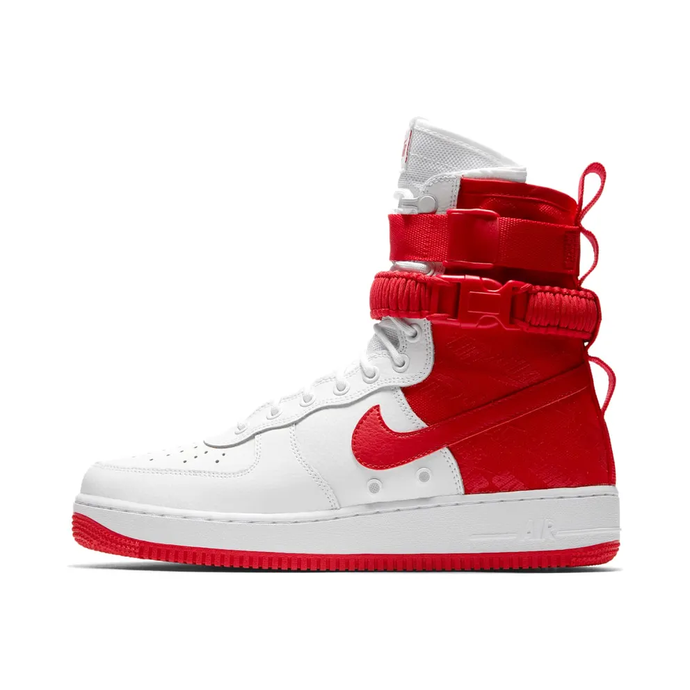 Nike SF Air Force 1 High White University Red (AR1955-100)
