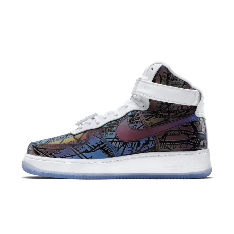Nike Air Force 1 High Quai 54 Rainbow/White (812981-900)