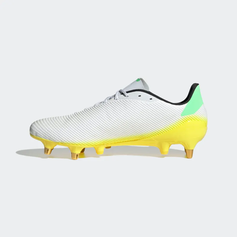 Adidas Rugby Adizero RS7 Soft Ground Cloud White / Core Black / Beam Yellow (GZ4166)