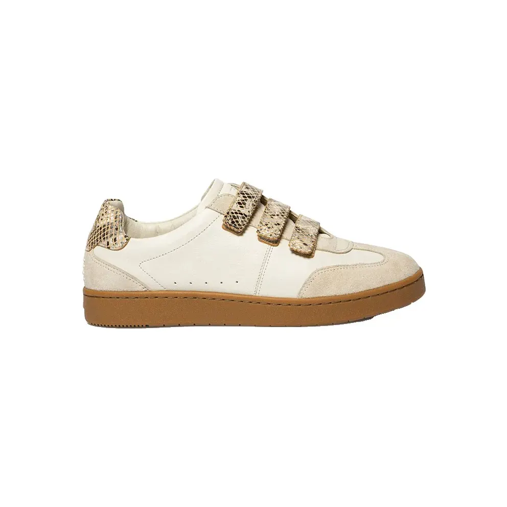 TBS sneaker off-white/python (VANILLA-P7N87)