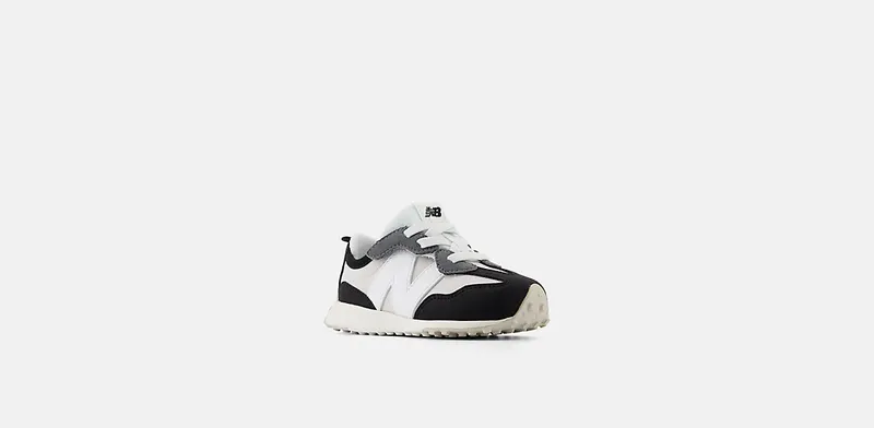 New Balance 327 Hook and Loop Grey Matter White Black (NW327GX)