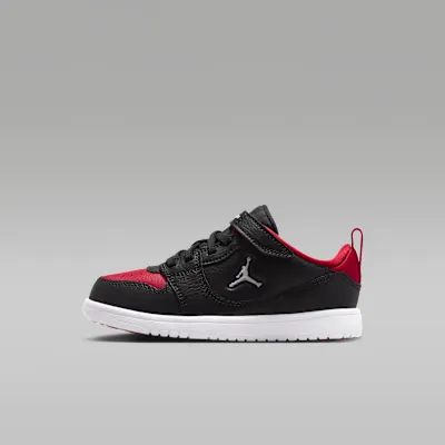 Nike Jordan Court Connect Low “Black/Gym Red/White” (IQ6046-003)