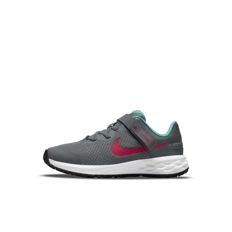 Nike Revolution 6 FlyEase Younger Kids’ Grey 50% Sustainable Materials (DD1114-006)