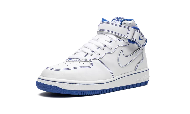 Nike Air Force 1 Mid GS “White/White-Royal Blue” (624049-113)